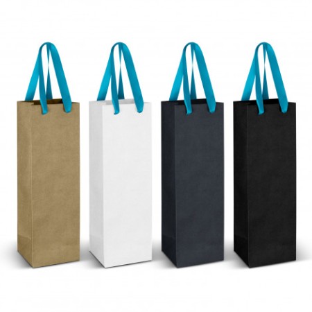 Wine Ribbon Handle Paper Bag Promotional Products